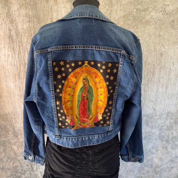 Arizona Jean Company Other - Altered Denim Jacket - Our Lady of Guadalupe